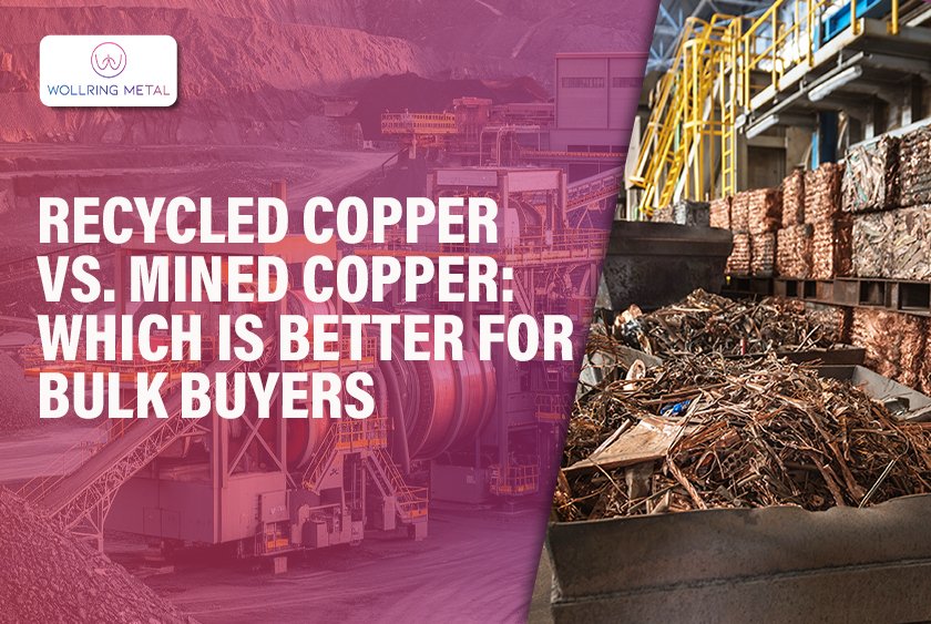 Recycled Copper or Mined Copper – Which Should Bulk Buyers Opt For?
